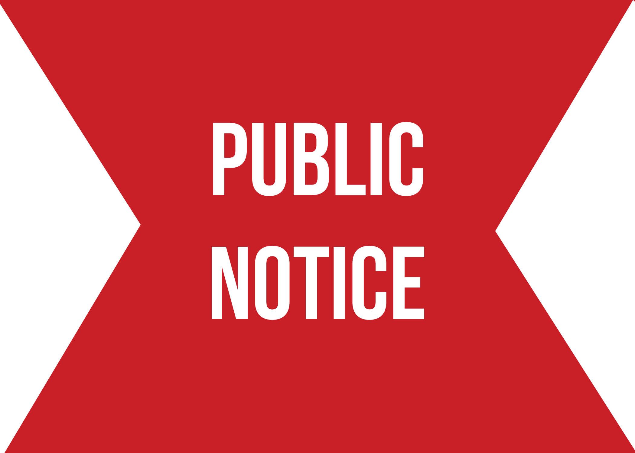Public Notice Flyer