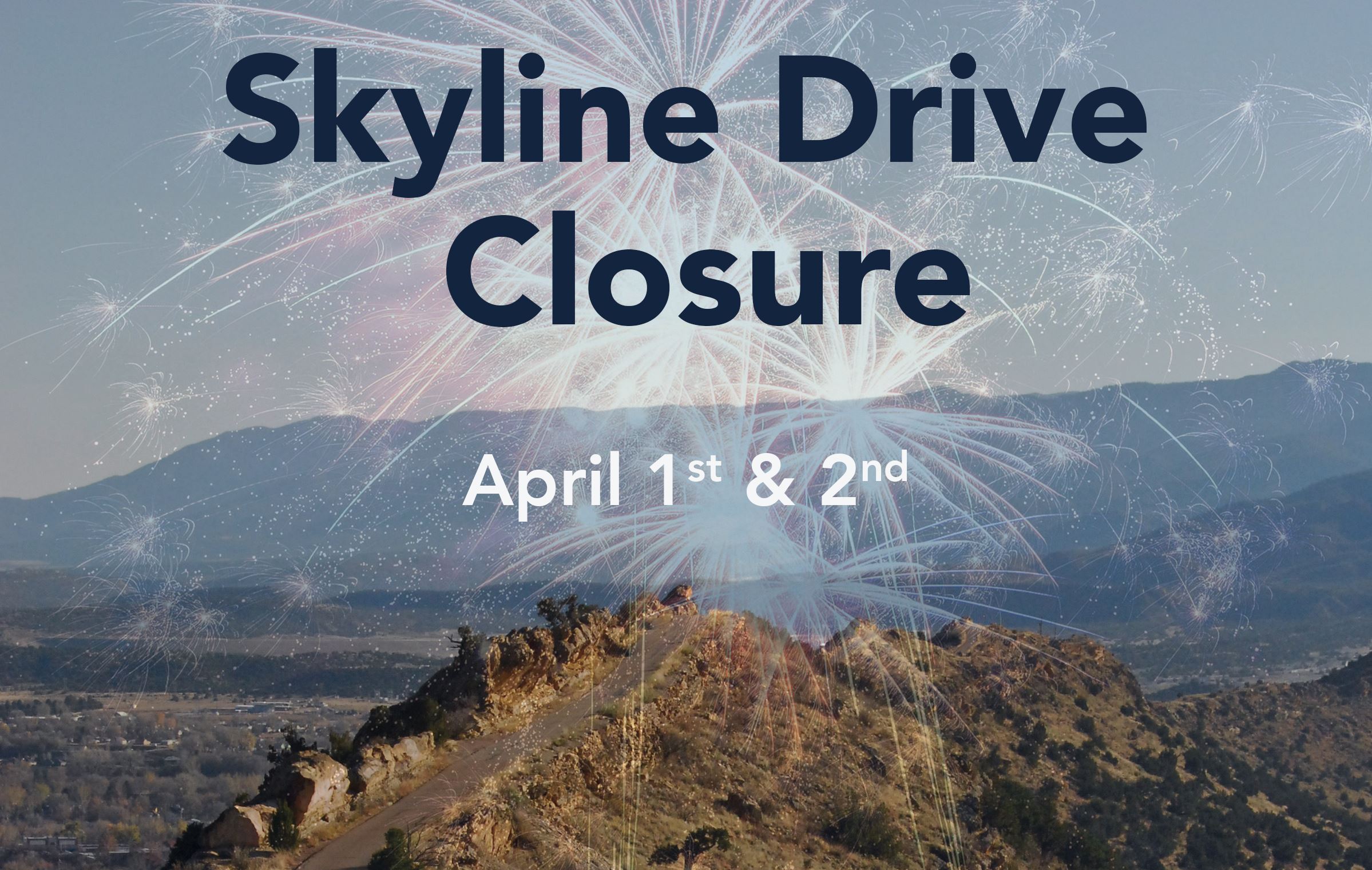 Skyline Drive Closure for Jubilee Announcement