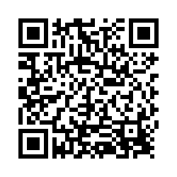 Black lines making up a QR code for a link to the trails survey.