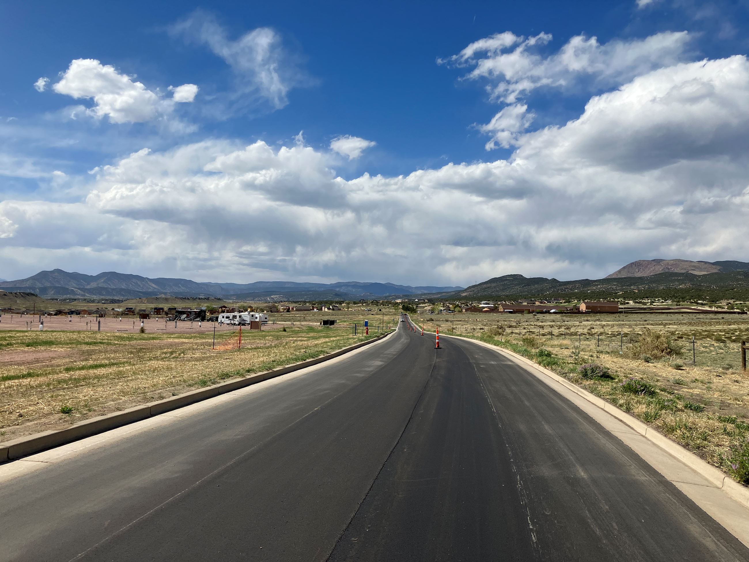 Fresh Paving on 4 Mile Parkway